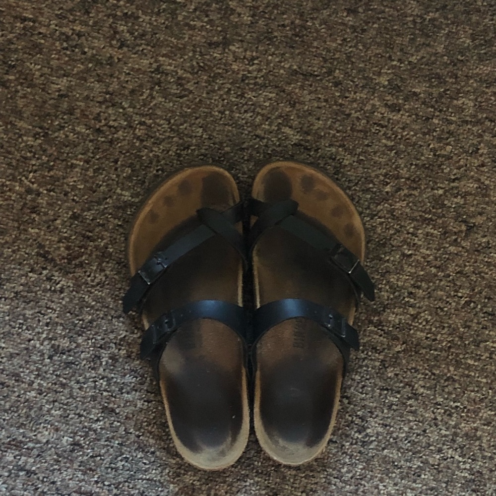 Black Birkenstocks